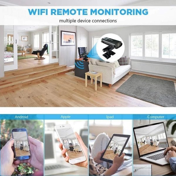 Wi-Fi övervakningskamera med omedelbar varning