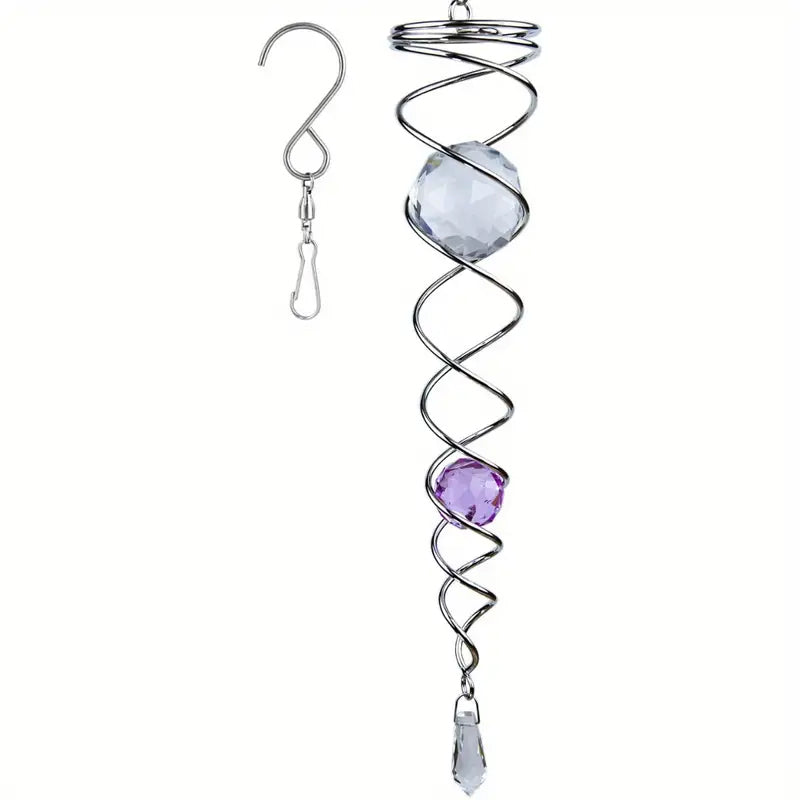 CrystalTwister - Elegant og glitrende vindharpe