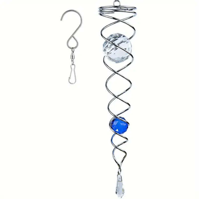 CrystalTwister - Elegant og glitrende vindharpe