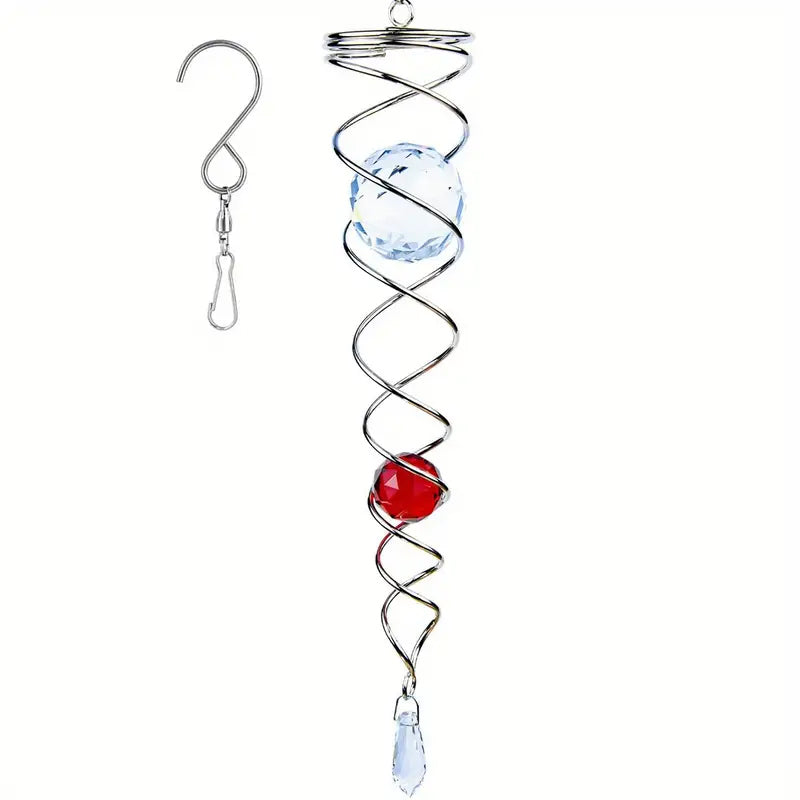 CrystalTwister - Elegant og glitrende vindharpe