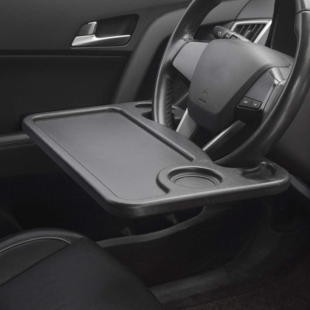 ステアリングホイールタブレット:あなたの車を作業スペースに変えましょう