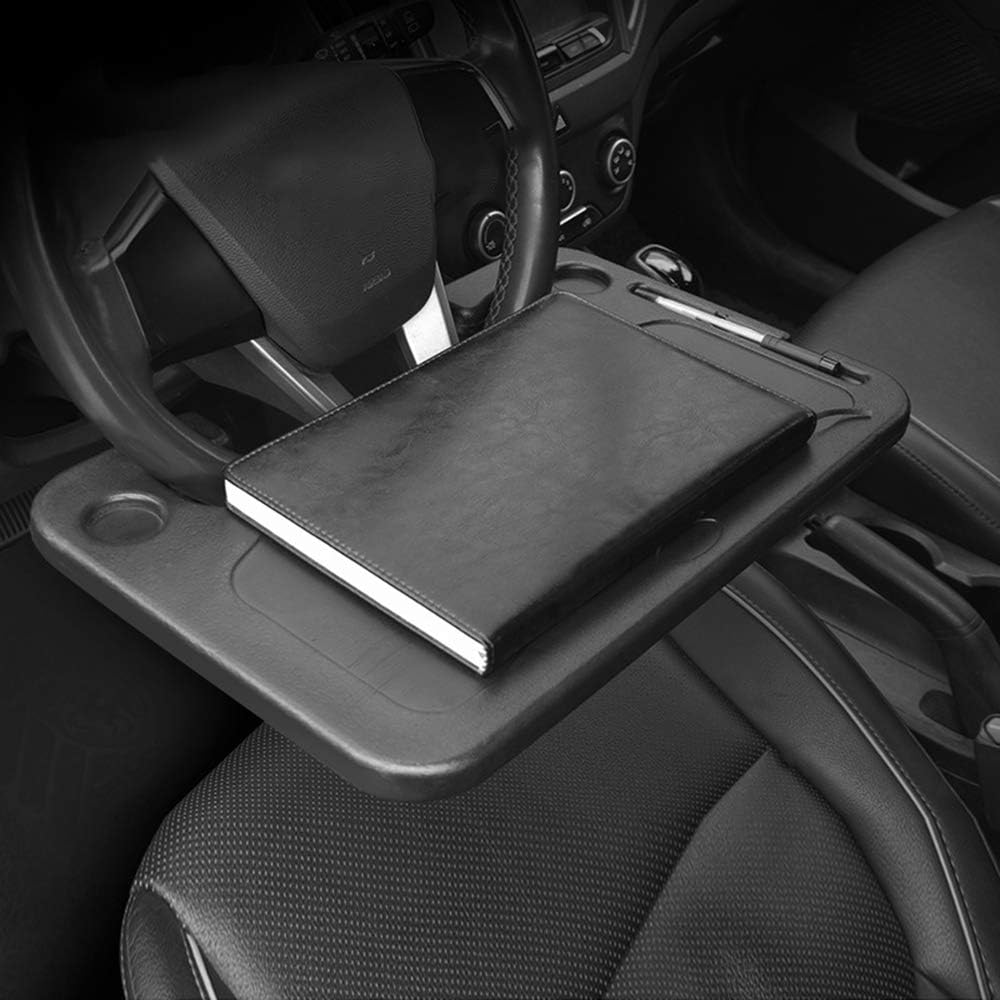 ステアリングホイールタブレット:あなたの車を作業スペースに変えましょう