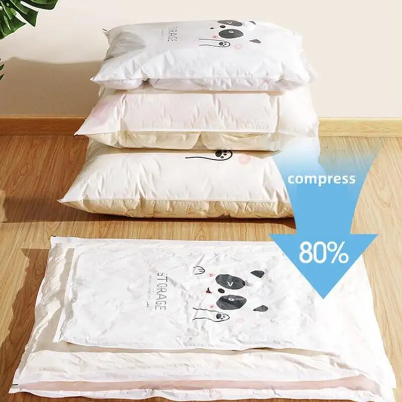 Kompressionssats med pump: Spara 80 % utrymme