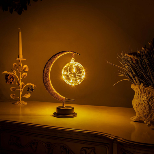 Uklidňující Měsíční lampa pro pohádkovou atmosféru